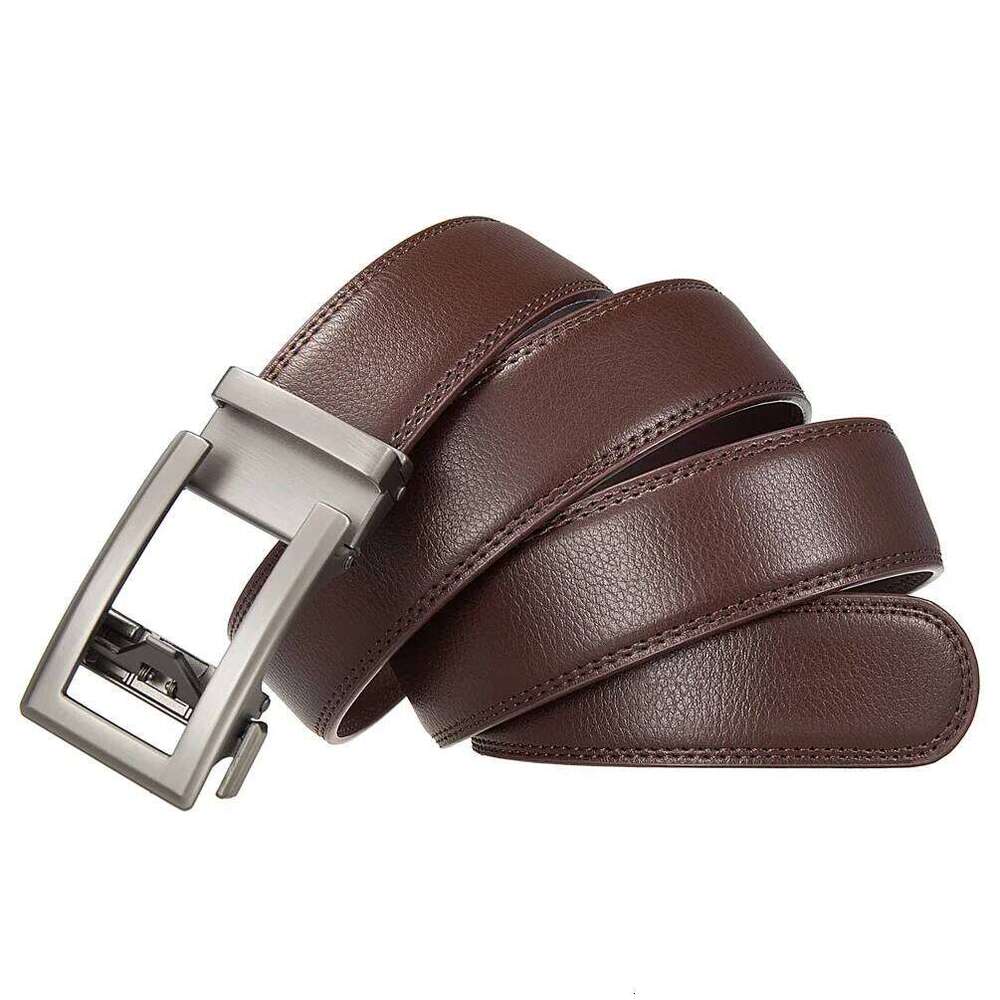 Business for Genuine Leather Automatic Men Belt Luxury Waist Strap Designer Belts Male High Quality Fashion Formal Y260225