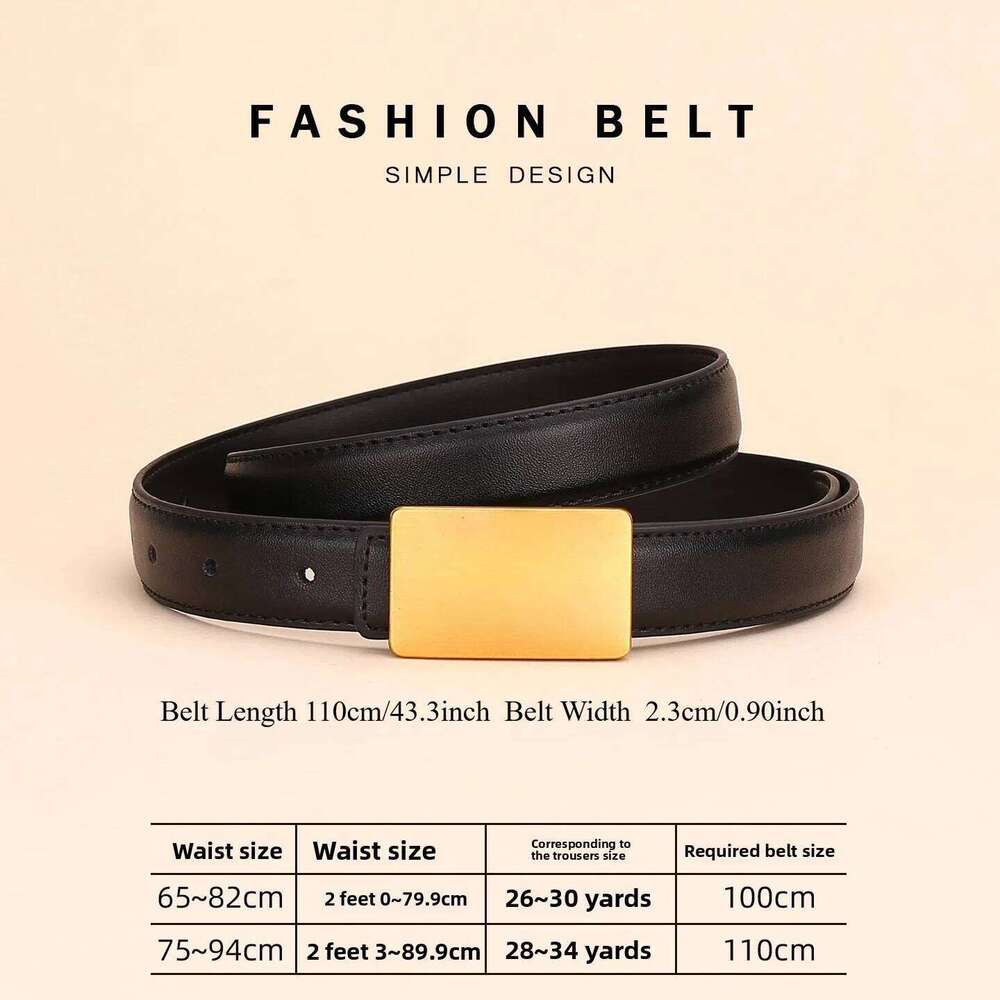 Women's Leather Belt Luxury Brand Waist Chain for Jeans and Dress Retro Pyramid Buckle Double Sided Belts Y260225