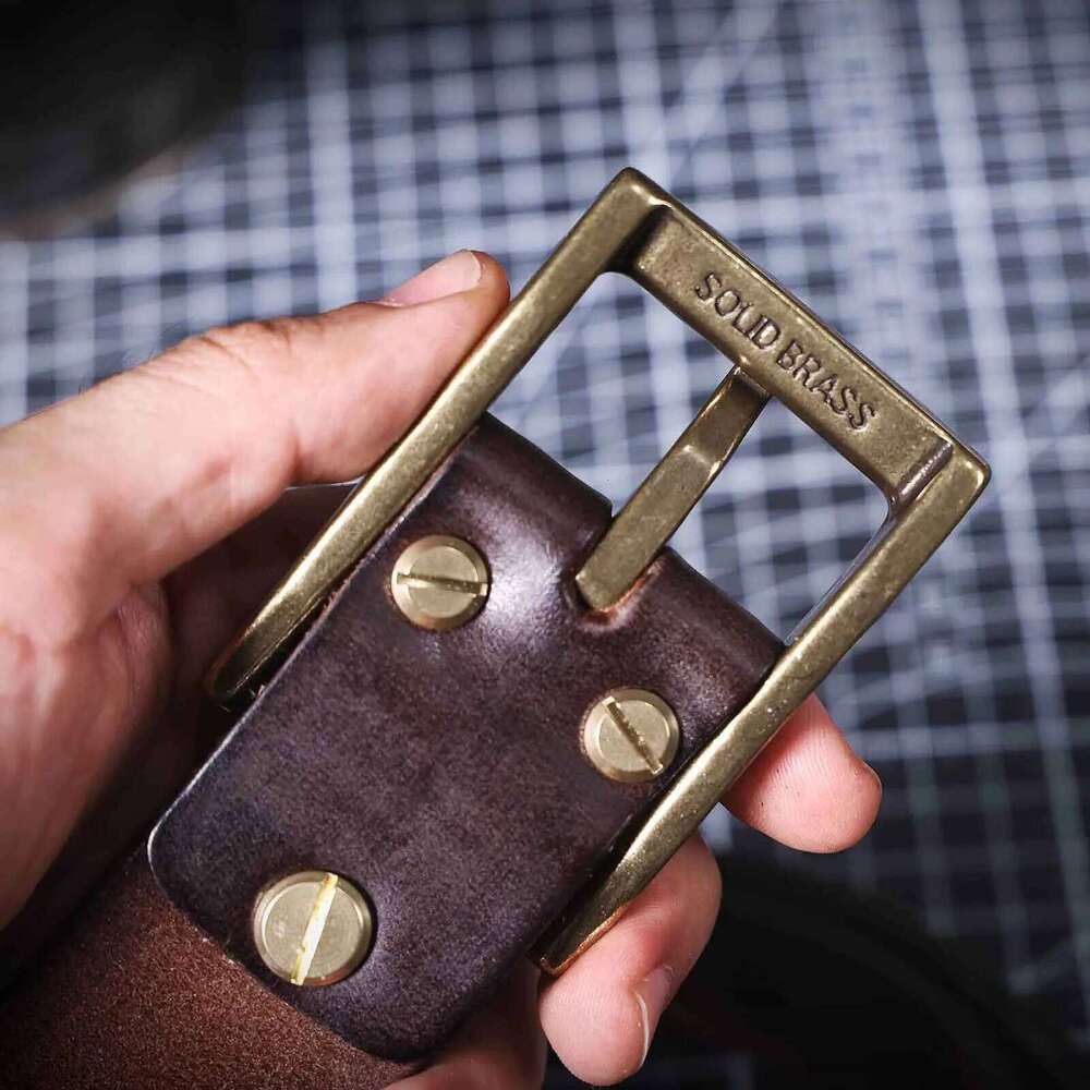 Vintage Thickened Genuine Leather Men's Belt, Casual Pin Buckle Belt With Gift Box, Top-layer Cowhide Pure Italian Leather, High Y260225