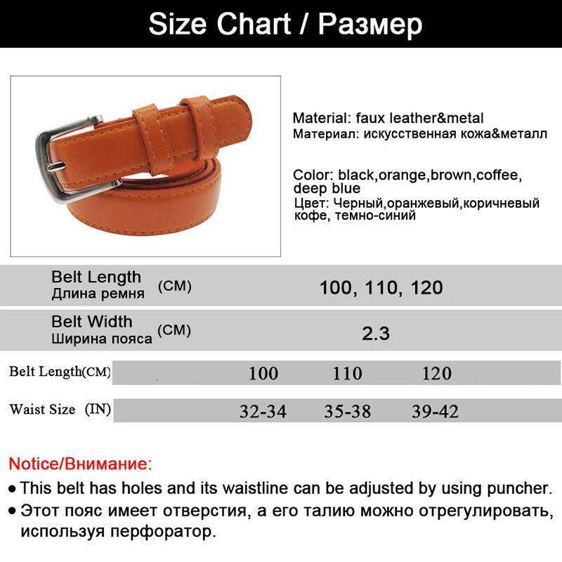 MaiKun Women's Skinny Leather Belt Solid Color Pin Buckle Simple Small Size Suit Business Casual Waist Y260225