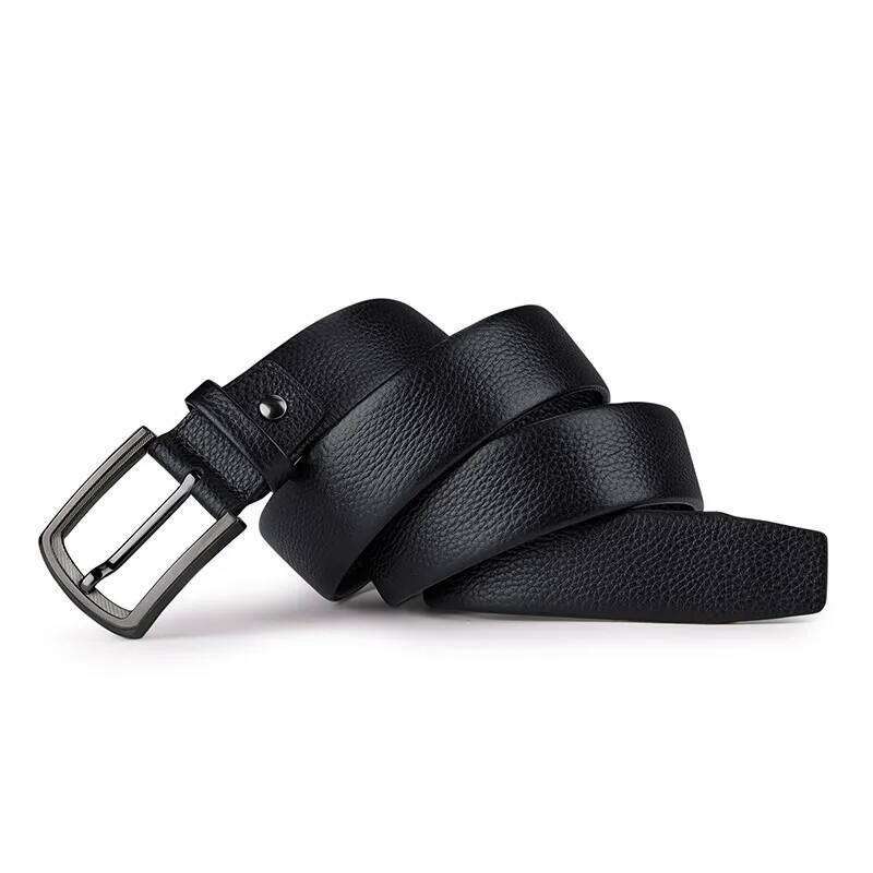 Men's business leather fashionable needle buckle belt, casual pants belt Y260225
