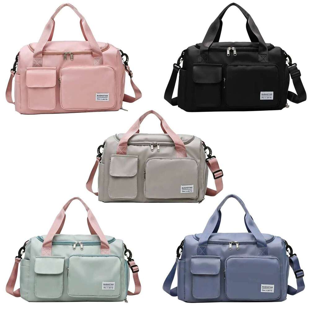 MARKROYAL Travel Canvas Gym Bag For Women Duffle Bags Waterproof Shoulder Shoe Compartment Pocket Handbag Dropshipping Y260225