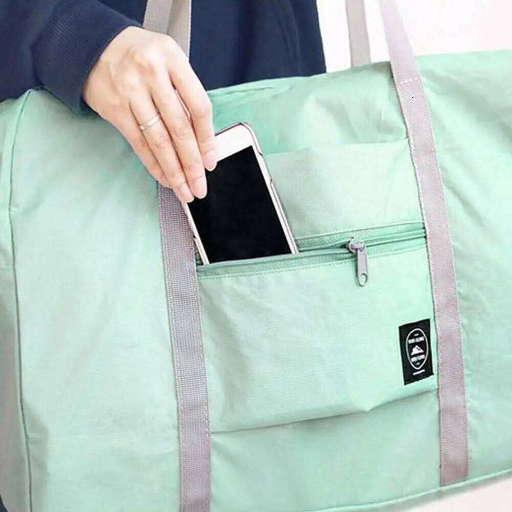Foldable Women's Waterproof Storage Portable Carry-on Clothing Travel Duffel For Airline Oxford Cloth Bag Y260225