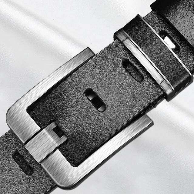 JIFANPAUL New Men's Fashionable Metal Alloy Needle Buckle, Adult Luxury Brand Jeans, Business Casual Belt Y260225