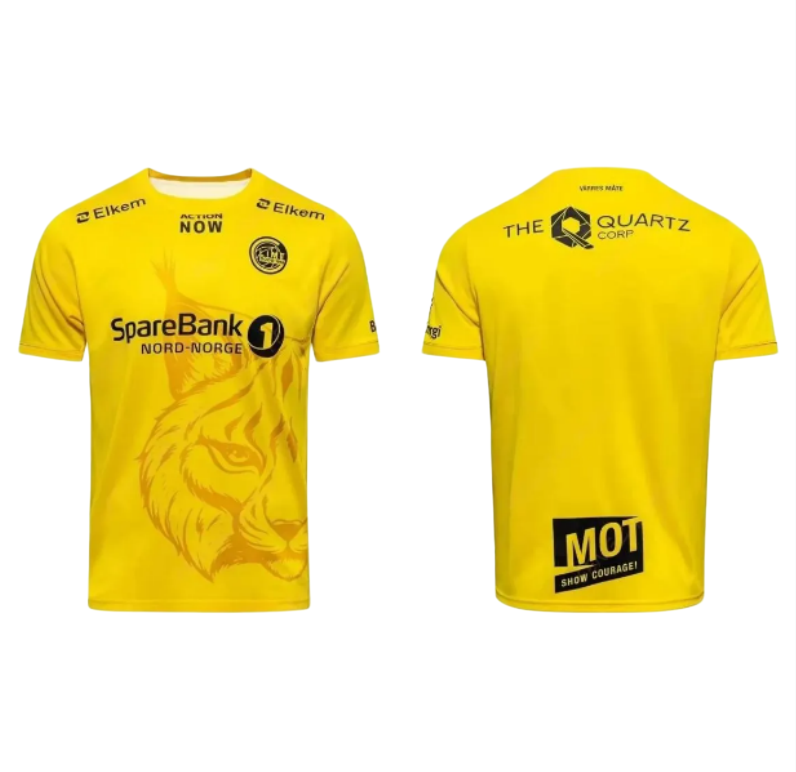 Men's Tracksuits 25/26 Norwegian Bodo Glimt Home T-shirt For Men And Women Away Neutral Sports Training Sports And Leisure Breathable Short Sleev