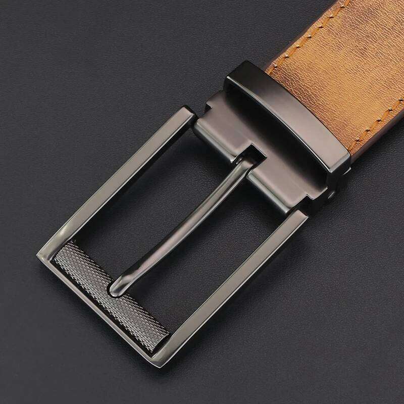 Retro belts designer high quality boys fashion pin buckle Khaki genuine leather men luxury brand jeans cintos masculinosB772 Y260225