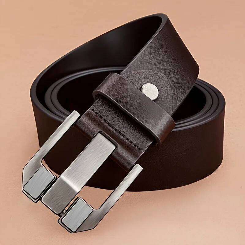 Unique Design For Pin Buckle Simple Fashion Casual Business Belt Trendy Men's Waist Accessories Wholesale Y260225