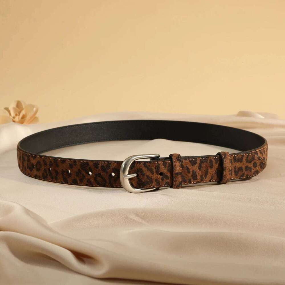 Casual Genuine Leather Belt Suede Cowhide Belts for Women Wide Elegant Dress Jeans Waistband Silver Buckle Girdle Y260225
