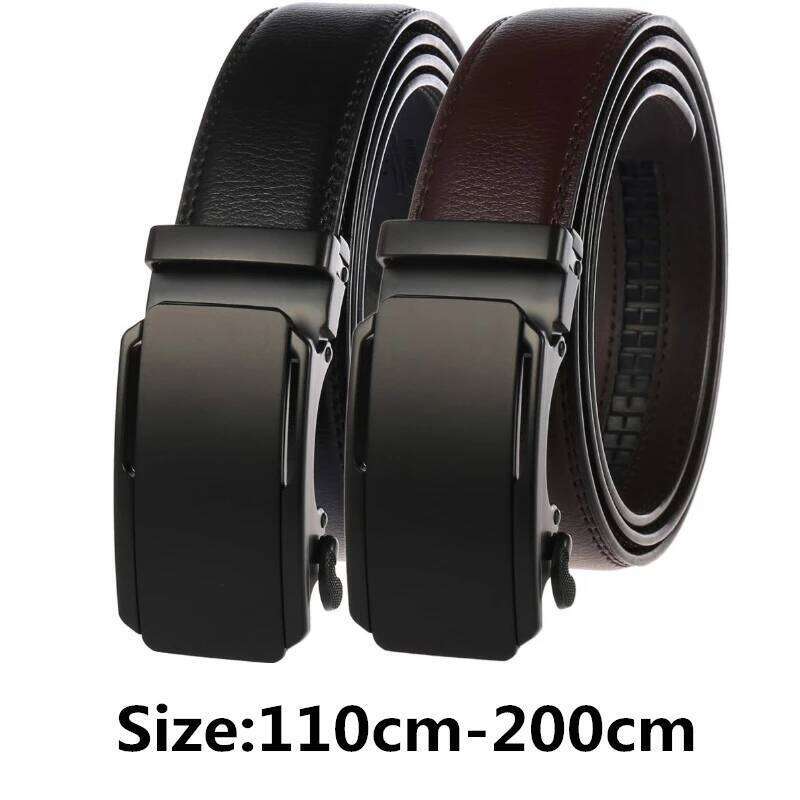 Plus Length Mens Belt Black And Brown Belts Men Large Size 110 cm-200 cm Cinturon Y260225