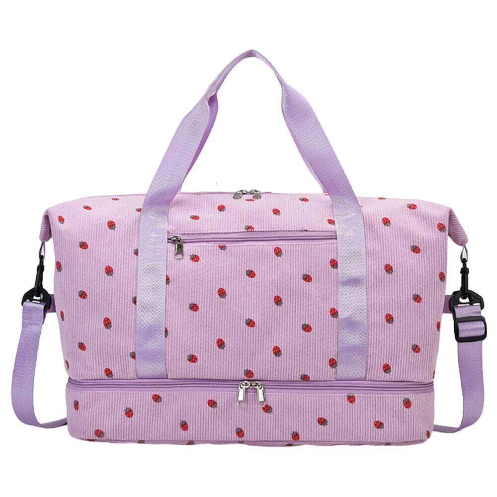 Travel Duffle Sport Gym with Shoe Compartment Weekender Luggage Bag for Women Girls Y260225