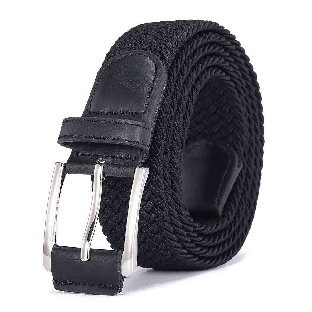 Elastic Belts for Men Women Fashion Tactical Male Braided Female Belt Jeans Golf Stretch Waistband Casual High Quality Y260225