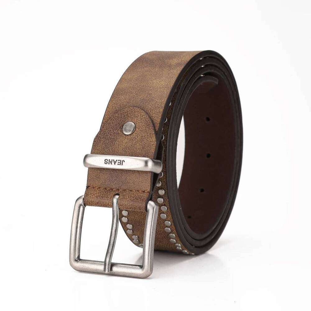 A Western-style PU leather for both men women, a classic and casual retro belt Y260225