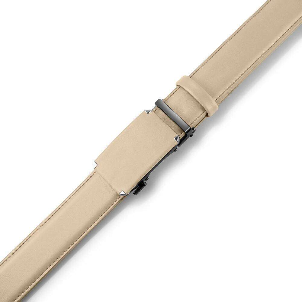 CHAOREN Fashion Genuine Leather Belt for Men Automatic Adjustable Waistband Business Belts Y260225