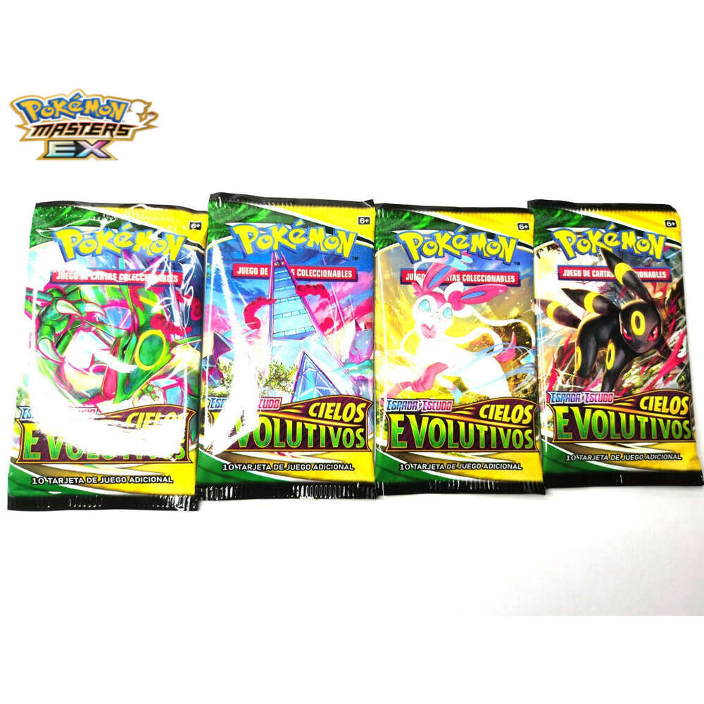 Spanish ~ Wholesale 360 English Card Packs Booster Blind Box Pokmon Cards w260225