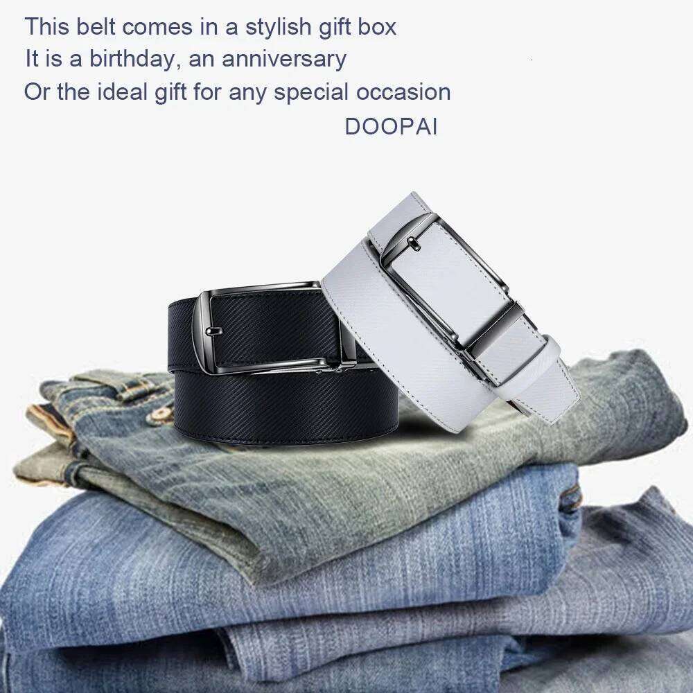 Mens Belts Metal Automatic Buckle Quality Genuine Luxury Leather for Men Famous Brand Belt Wome Y260225