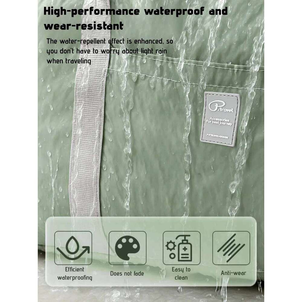 Waterproof Foldable Travel Duffle Large Capacity Carry On Tote Luggage Storage Bag with Multiple Pockets Y260225