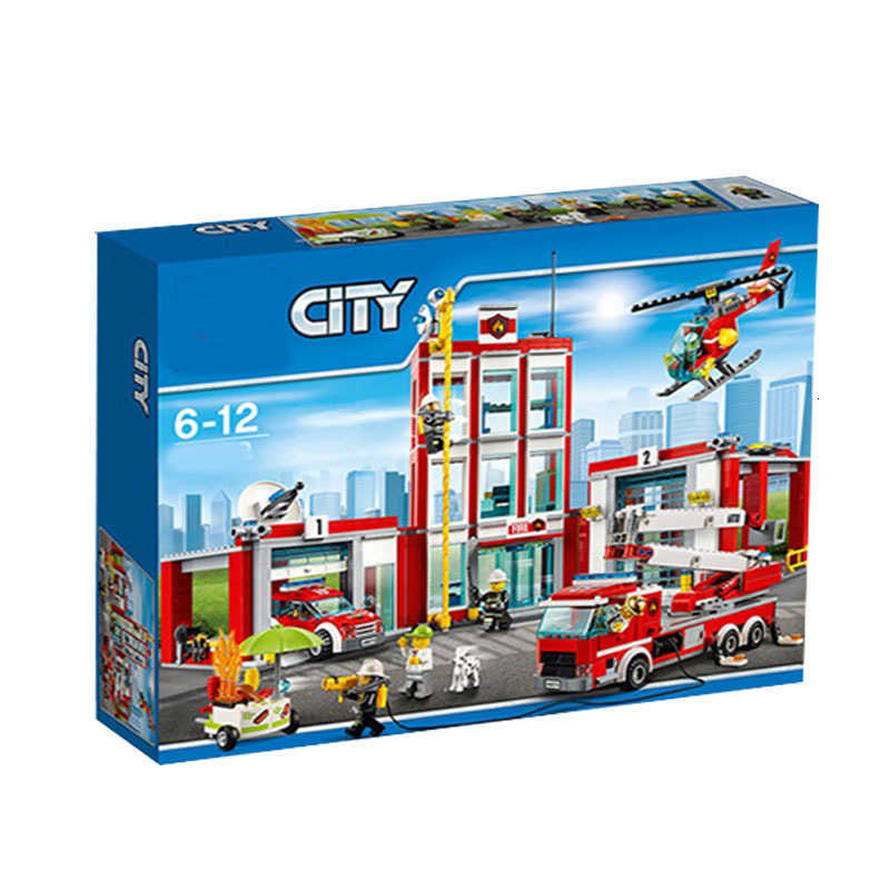 City Police Series Police Bank Chase Police Station Helicopter Truck Boy Building Block Toys Childrens Educational Toys X260225