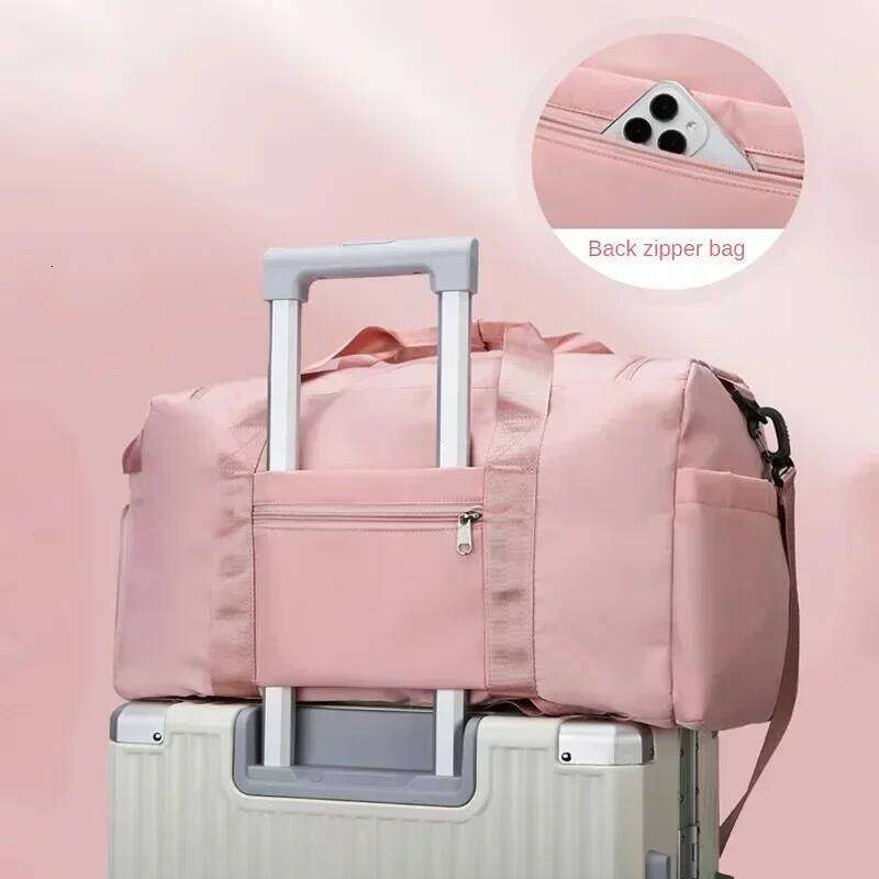 Sports Gym Dry Wet Handbags For Women Female Swimming Shoulder Crossbody Fitness Outdoor Travel Bag Weekender Duffel Y260225