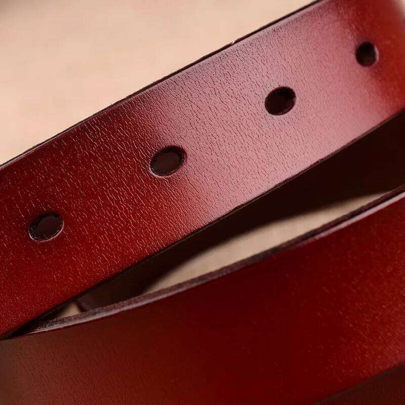 Women's belt cowhide, women's leather belt, pin buckle decorative fashion versatile Y260225
