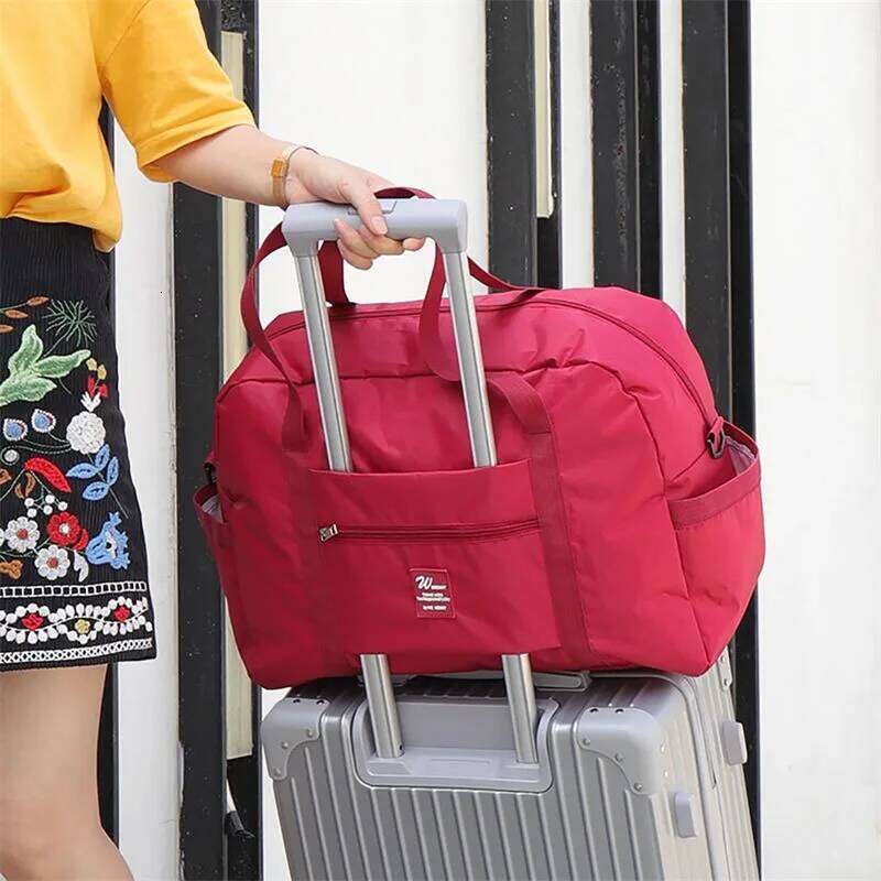Bags Large Capacity Foldable Luggage Waterproof Handbags Women Men Travel Clothes Storage Organizer Y260225