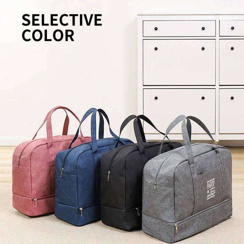 Large Capacity Yoga Gym Sport Duffle Bag Weekend Package Luggage Bags Oxford Travel Handbag for Women Men Packaging Organizer Y260225