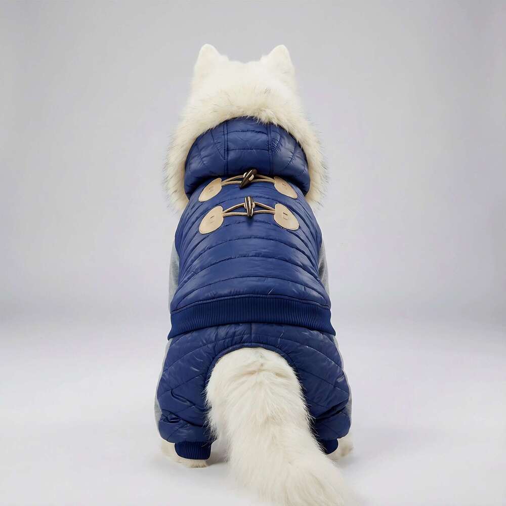 Manufacturer wholesale cross border pet cotton coats cold protection warmth clothing dogs four legged style Teddy French Bulldog autumn winter clothes