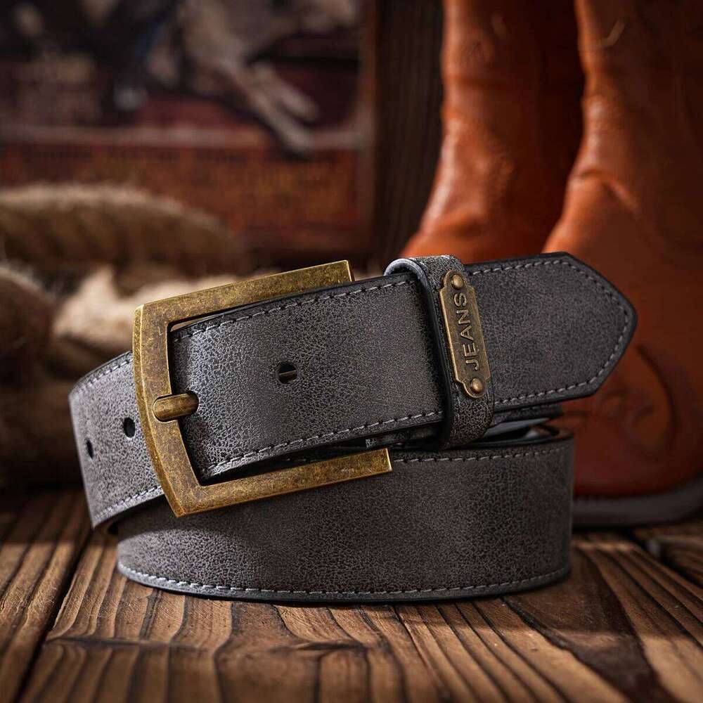 A Western-style PU material for both men women, a casual, retro and classic personalized belt Y260225