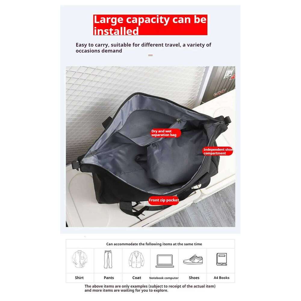 MARKROYAL Fashion Travel Unisex Large Capacity Sports Women's Crossbody Bag Wet and Dry Independent Shoe Compartment Y260225