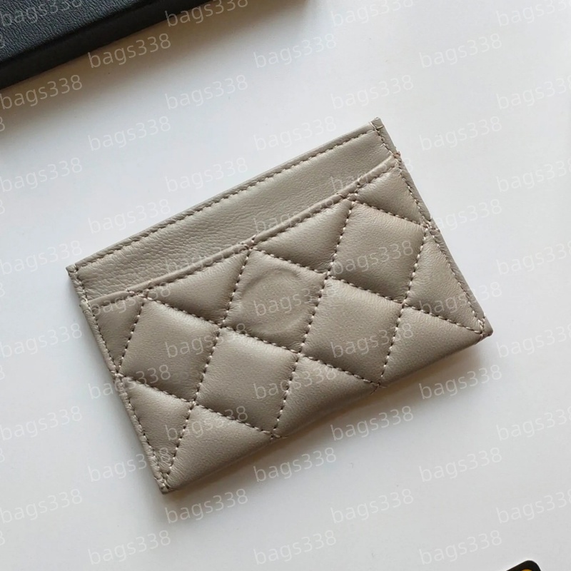 Designer caviar card holder women cardholder wallet purses luxury leather credit fashion casual shopping carte pocket quality classic grained smooth passport