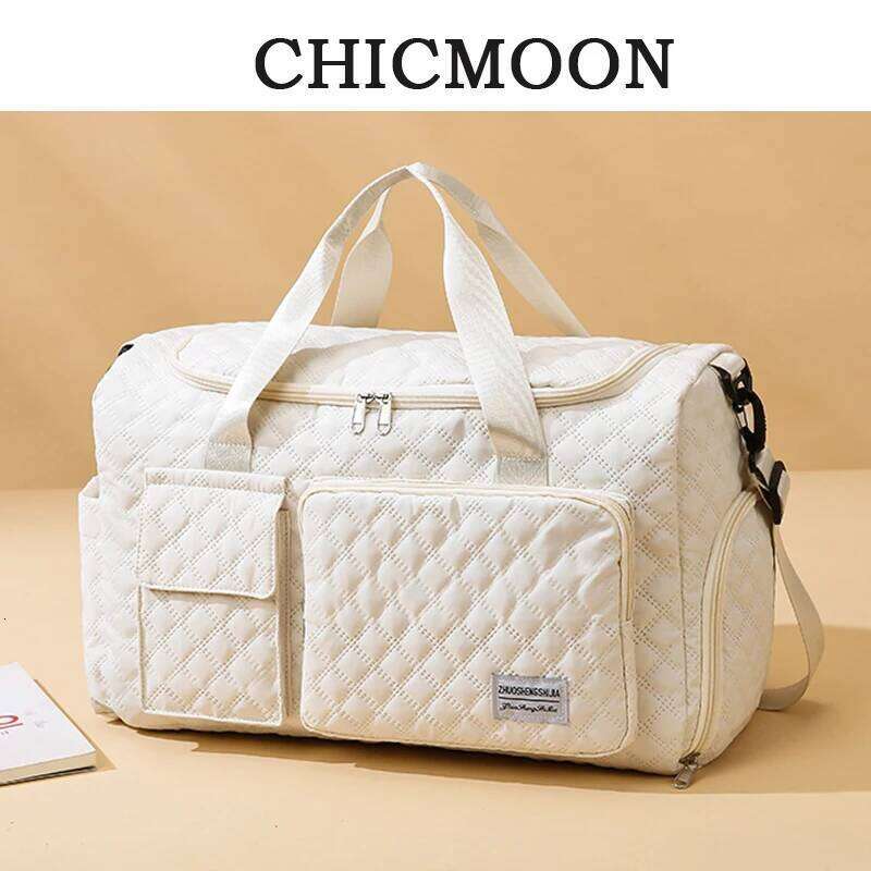 Fashion Travel Handbags Large Capacity Carry On Luggage Bags Men Women Shoulder Outdoor Tote Waterproof Sport Gym Bag Y260225