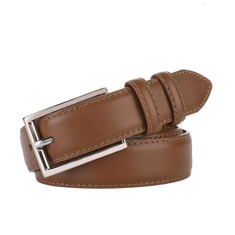 Belt for Women's Fashion Casual Accessories Luxury Design Girdle Adjustable Metal Buckle Y260225
