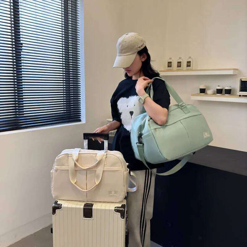 10cm Extendable Travel Duffel Handbag Multi-layer Hiking Luggage Flight Carry On Storage Shoulder Bag Sport Gym Swimming Satchel Y260225