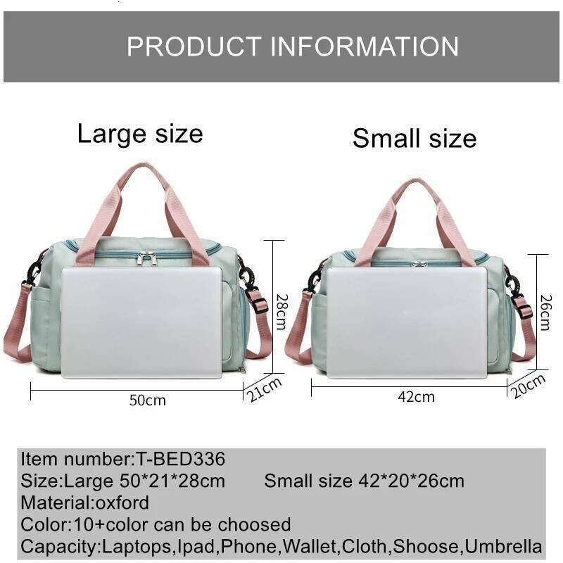 Womne's Travel Handbags Gym Shoulder Oxford Fitness Camping Trekking Bags Hiking Waterproof Outdoor Crossbody Bag Y260225