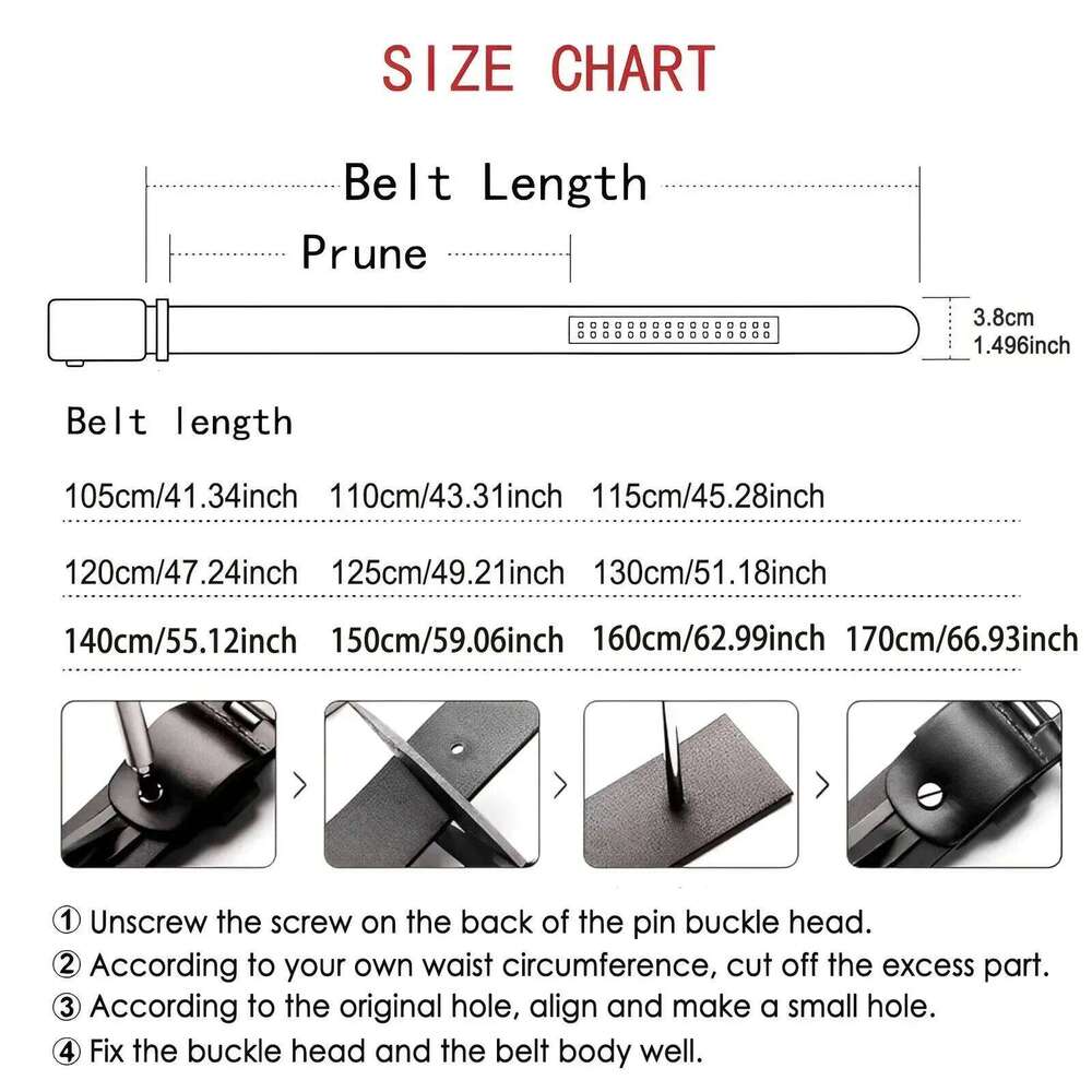 Men's 105-140 150 160 170cm Plus Size Soft Cowhide Belt Metal Pin Buckle Male Waistband Real Leather Jeans Waist Straps Y260225