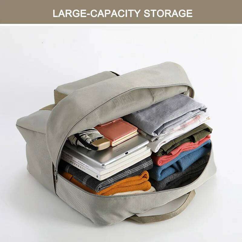 Buylor Foldable Carry Capacity Travel Storage Boarding Luggage Clothes Duffel Bag Picnic Move House Large Handbag Y260225