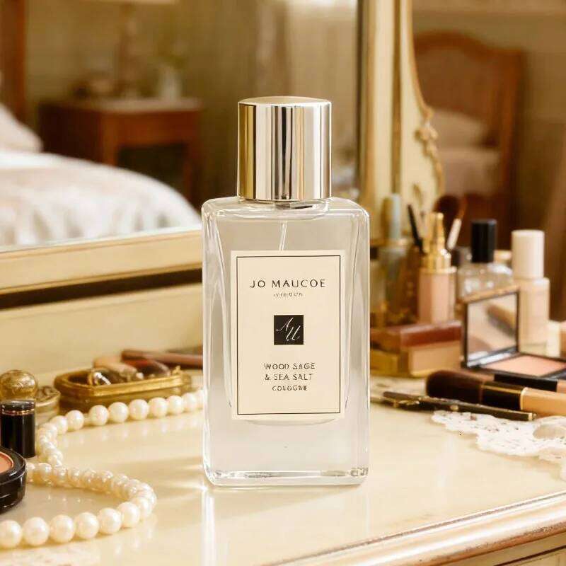 AUMEKA Wood Sage & Sea Salt cologne Unisex Perfume Luxury Long Lasting Aromatic Spray Makeup Gift For Men Women 65ml 26Y0225