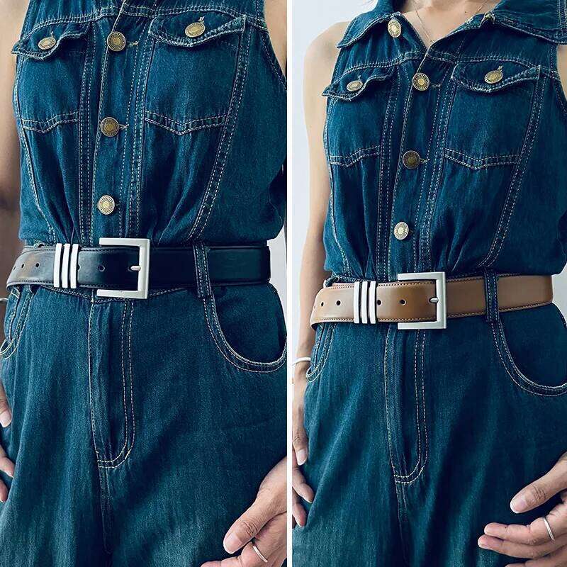 Fashion Unisex cowhide Real leather belt For Men High-end Luxury Brands Wide Male Desiner Women's Punk Gothic Jeans Belt Y260225