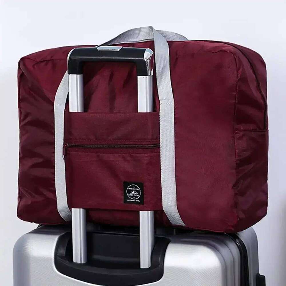 1PC-Folding airplane boarding storage bag, large capacity hand luggage, travel bag Y260225