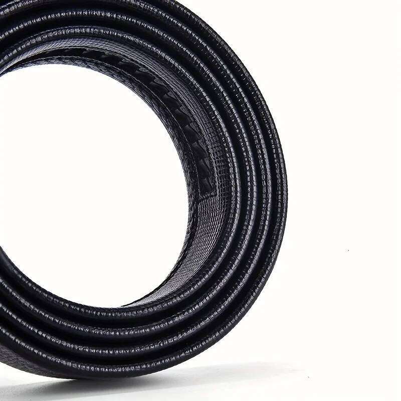 Metal Automatic Buckle Men's High-Quality Famous Brand Luxury Work Business Belt Y260225