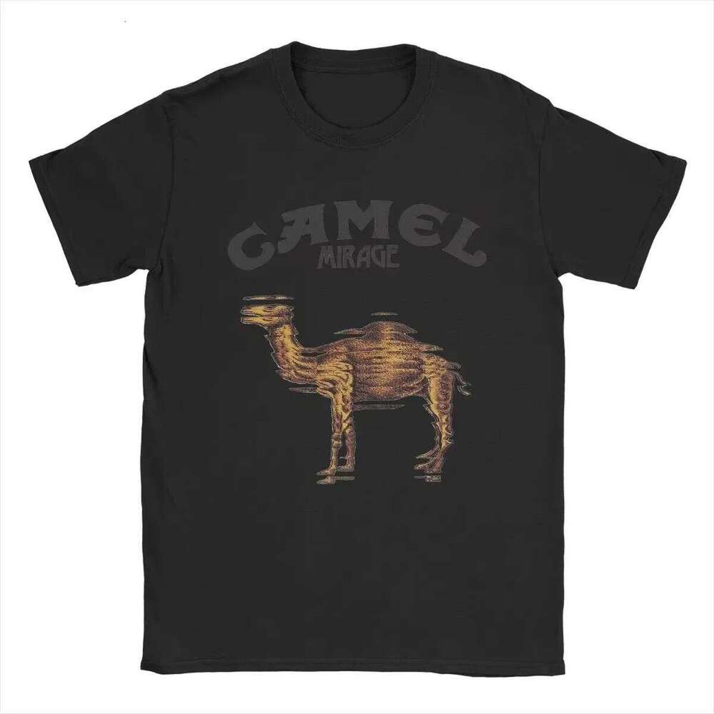 Retro Car Camel Cigarettes T-Shirt Vintage Cotton Tops Tees Short Sleeve Casual Streetwear Men Women Loose Harajuku Clothing C260225