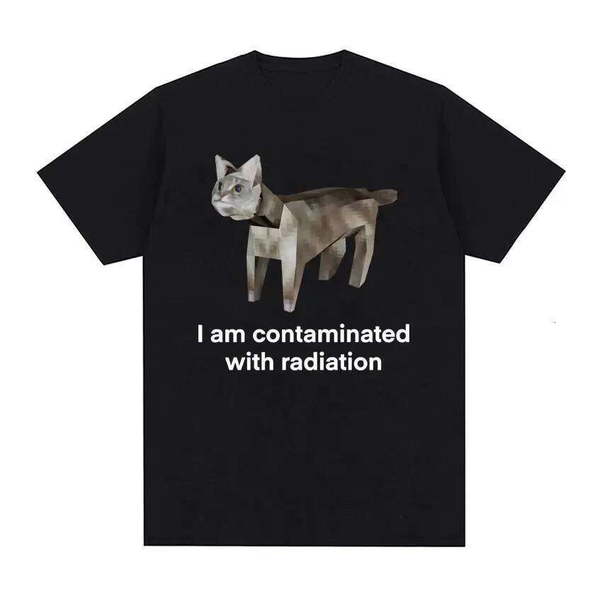 I Eat Cement Cursed Cat Funny Meme Shirt for Women Fashion Casual Short Sleeve T Shirts Female T-shirt Tops women clothes C260225
