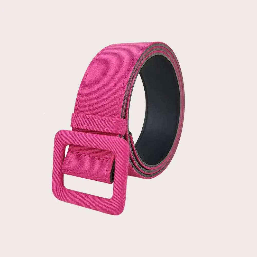 A women's smooth buckle design decoration dress waist belt versatile jeans for daily casual wear Y260225