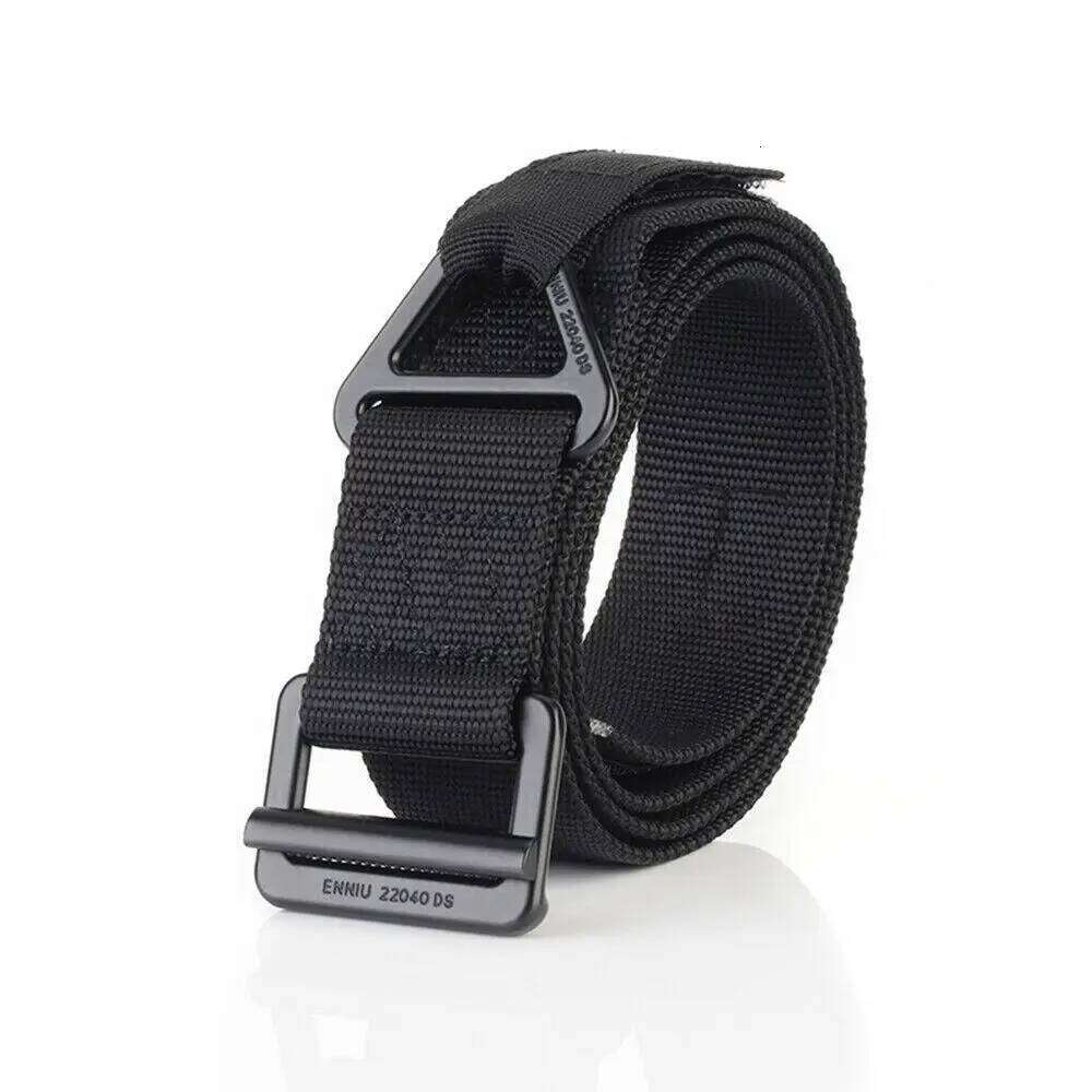1pc Nylon Tactical Belt Multifunction Military Training Canvas Outdoor Sport Hunting and Fishing Casual Belts Y260225