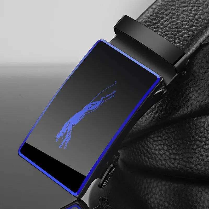 Fashion Business Men's Genuine Luxury Brand Metal Buckle High-Quality PU Leather Soft Belt With Cargo Pants Jeans Y260225