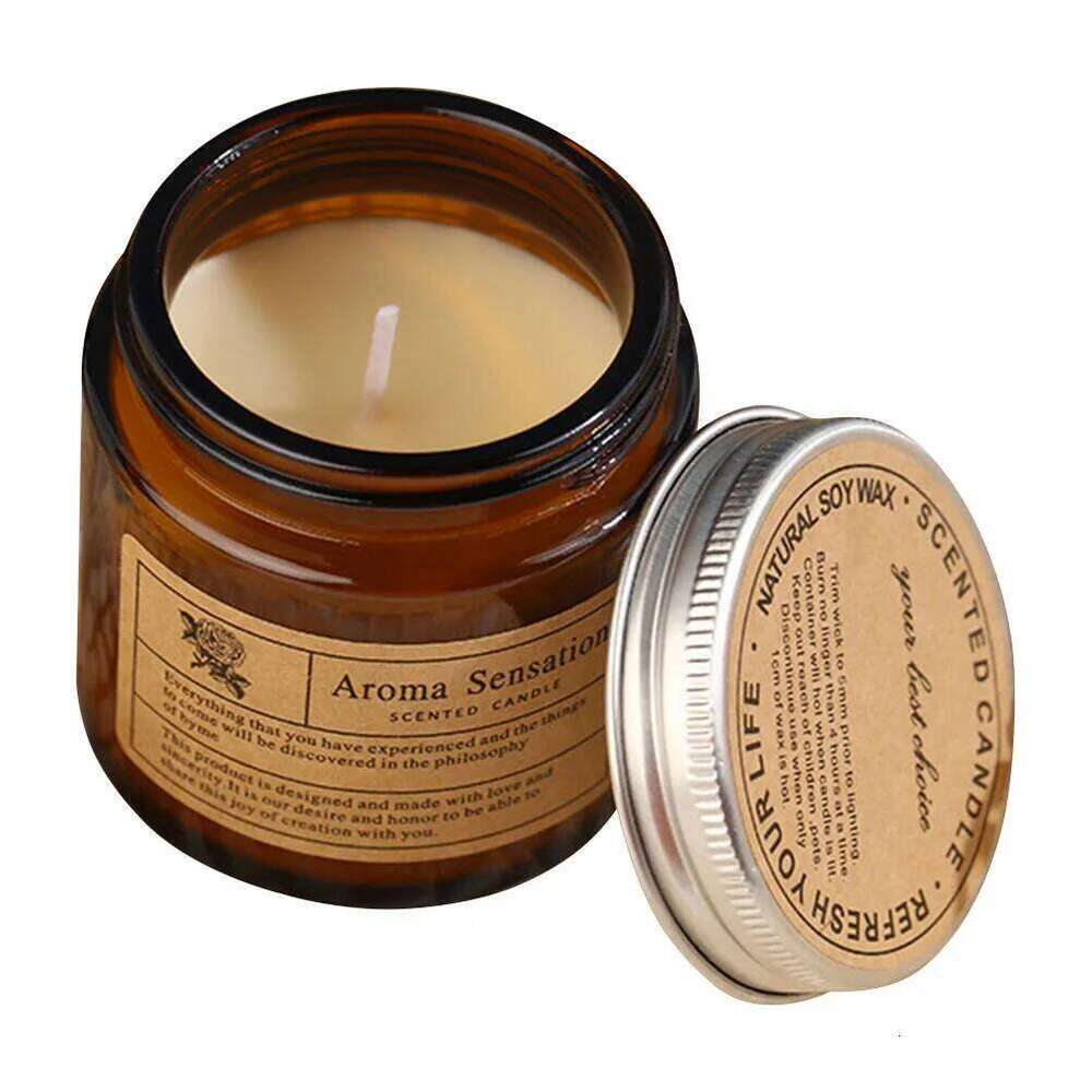 DIY Aroma Smokeless Household Romantic Decorative Aromatherapy Party Table Decor Candles for Home Scented H260225