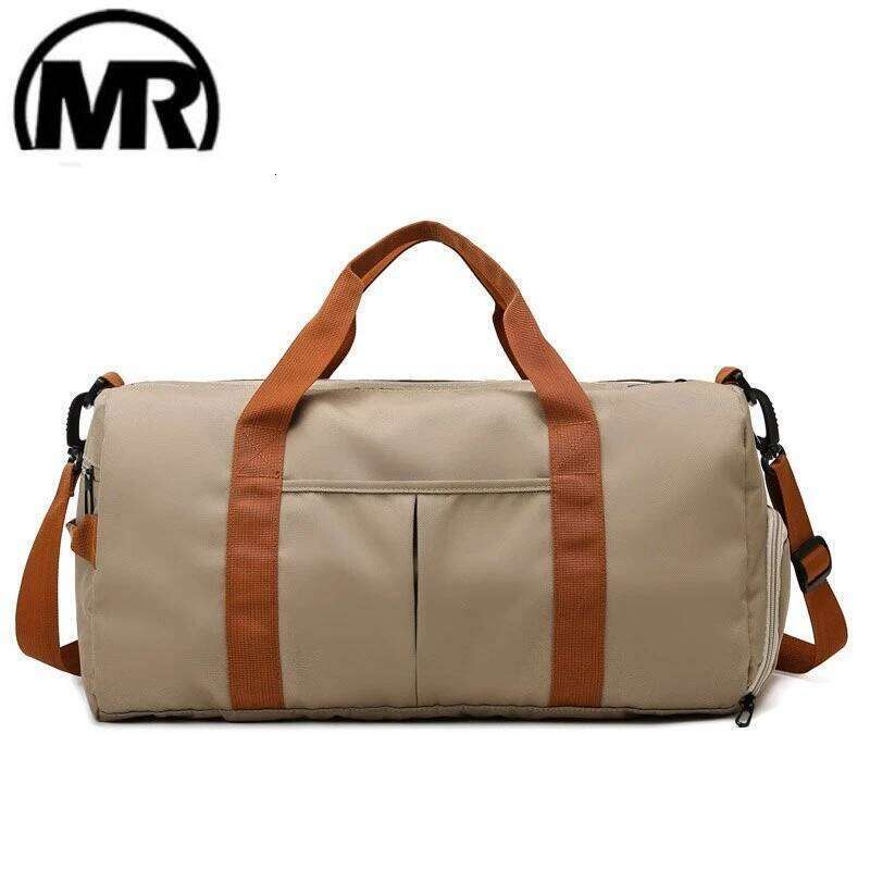 2025 New Fitness Fashion Men's Casual Large Capacity Sports Handbag Travel Storage Luggage Simple Zipper Bag Y260225