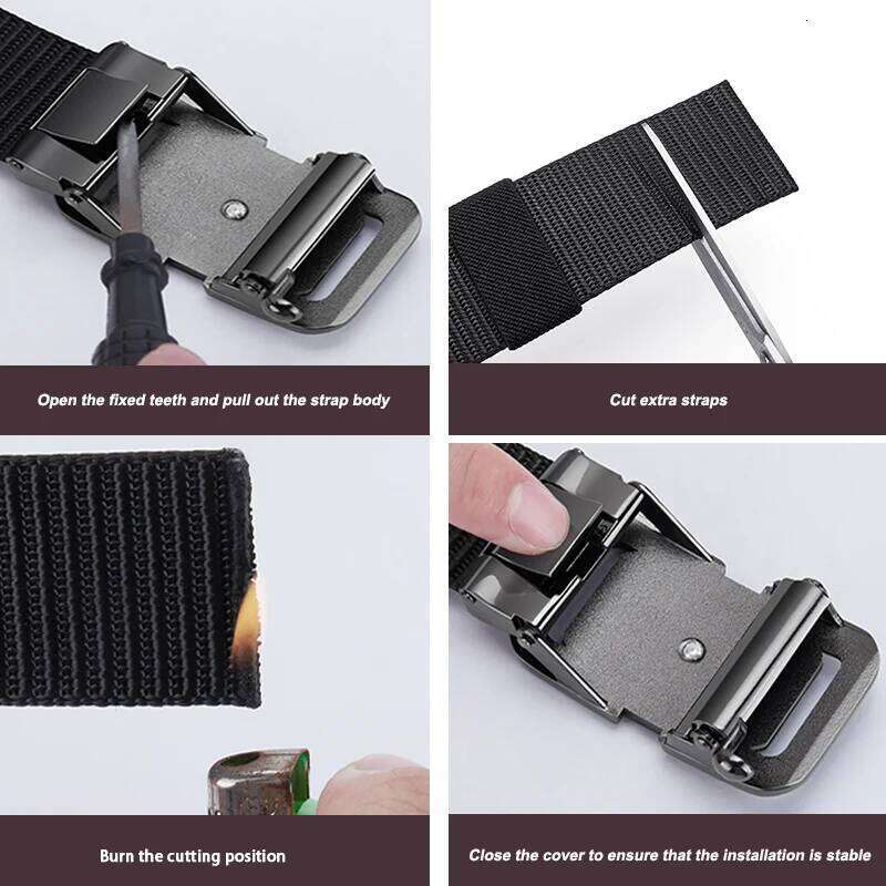 Tactical Canvas With Alloy Automatic Buckle For Men's Outdoor Casual Wear Business Belt And Father's Gifts Y260225