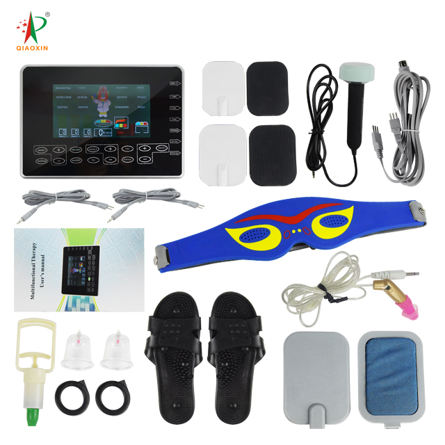 Qiaoxin OEM/ODM 2026 new intelligent massager, equipped with pulse technology EMS/TENS muscle stimulator, targeting body pain and muscle soreness.