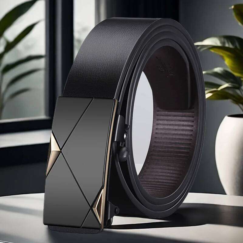 Fashionable Trendy Paired With Casual Pants And Shorts Personality Simple Men's Business Belt Wholesale Y260225