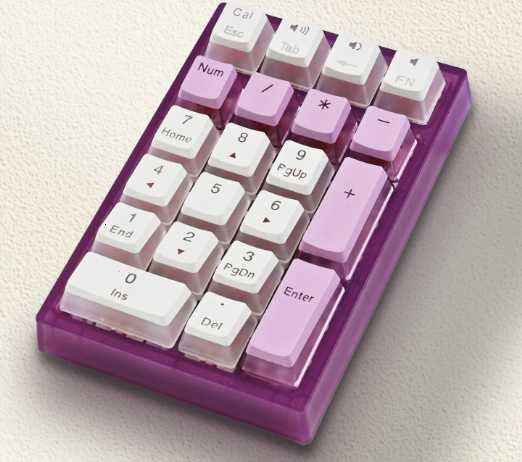 21-key digital keyboard kit - Bluetooth wireless wired mechanical digital keypad H260225